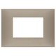 Rama decorativa aparataj modular Vimar, rectangulara, 3M, gri porumbel mat, NeveUp Matt, 09673.12