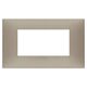 Rama decorativa aparataj modular Vimar, rectangulara, 4M, gri porumbel mat, NeveUp Matt, 09674.12