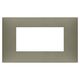 Rama decorativa aparataj modular Vimar, rectangulara, 4M, argila mat, NeveUp Matt, 09674.13