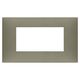 Rama decorativa aparataj modular Vimar, rectangulara, 4M, argila mat, NeveUp Matt, 09674.13