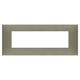 Rama decorativa aparataj modular Vimar, rectangulara, 7M, argila mat, NeveUp Matt, 09677.13