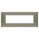 Rama decorativa aparataj modular Vimar, rectangulara, 7M, argila mat, NeveUp Matt, 09677.13