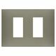 Rama decorativa aparataj modular Vimar, rectangulara, 2X1M, argila mat, NeveUp Matt, 09679.13