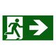 Indicator de emergenta, PVC, Exit dreapta, SW-28/R, Olympia