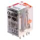 Releu intermediar Relpol, 11 pini fisabili, 230VAC, 10A, 3CO, cu LED, R3N-2013-23-5230-WTL