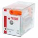 Releu intermediar Relpol, 14 pini fisabili, 24VDC, 7A, 4CO, cu LED, R4N-2014-23-1024-WTL