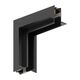 Element de conectare intermediar pentru sina, incastrat, negru, vertical, colt interior, IP20, Braytron