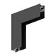 Element de conectare intermediar pentru sina, aplicat, negru, vertical, colt interior, IP20, Braytron