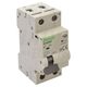 Siguranta automata (disjunctor) cu protectie diferentiala monofazica Tracon, 63A, 30mA, curba C, RCBO, tip AC, 6kA, EVOKM2C6303