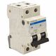 Siguranta automata (disjunctor) bipolara Tracon, 2P, 6A, curba B, 6kA, TDZ-2B-6
