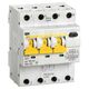 Siguranta automata (disjunctor) cu protectie diferentiala trifazica iEK, 25A, 100mA, RCCBs, tip AC, 6kA