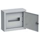 Dulap metalic cu plastroane PVC, 9 module, 1x9, aplicat, iEK, SCHR, IP31, cu usa mata