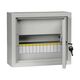 Dulap metalic cu plastroane PVC, 12 module, 1x12, aplicat, iEK, SCHR, IP31, cu usa mata