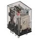 Releu intermediar iEK, 11 pini, 12VDC, 5A, 3CO, cu LED, RRP20-3-05-012D-LED