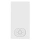 Clapeta pentru intrerupator modular Vimar, alb, bec, iluminabil, 1M, NEVE UP