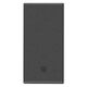Clapeta pentru intrerupator modular Vimar, carbon mat, fara simbol, iluminabil, 1M, NEVE UP