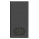 Clapeta pentru intrerupator modular Vimar, carbon mat, "simbol aprindere", iluminabil, 1M, NEVE UP