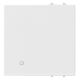 Clapeta pentru intrerupator modular Vimar, alb, fara simbol, iluminabil, 2M, NEVE UP