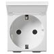 Priza modulara 2P+E Vimar, alb, cu capac, 2M, 16A, NEVE UP, 09208.C
