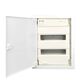 Tablou electric metalic, incastrat caramida, 24 module, 2x12, cu usa mata inalta, Schrack, IP30