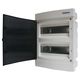 Tablou electric ABS, incastrat, 24 module, 2x12, cu usa transparenta, adancime nisa 70mm, Schrack, TOPO, IP40