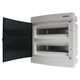 Tablou electric ABS, incastrat, 36 module, 2x18, cu usa transparenta, adancime nisa 70mm, Schrack, TOPO, IP40