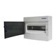 Tablou electric ABS, aplicat, 8 module, 1X8, cu usa transparenta, Schrack, TOPO, IP40