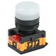 Lampa de semnalizare iEK, neon, alb, 230VAC, D22, AL-22TE, BLS30-ALTE-K01