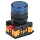 Lampa de semnalizare iEK, neon, albastru, 230VAC, D22, AL-22TE, BLS30-ALTE-K07