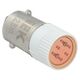 Bec buton de comanda iEK, LED, rosu, 12VAC/DC, BMS10-012-K04