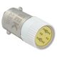 Bec buton de comanda iEK, LED, galben, 12VAC/DC, BMS10-012-K05