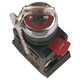 Buton comanda iEK, cu cheie, "I-O'', negru, 1ND+1NI, D22, AKS-22