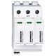 Descarcator la supratensiune Schrack, 3+0, cu contact auxiliar, debrosabil cu semnalizare, 3P, tip C, fotovoltaic, 1100VDC, IS01121101