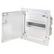Tablou electric metalic, 12 module, incastrat, 1X12, cu plastroane, ETI, IP40, 001101200