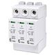 Descarcator la supratensiune ETI, 2+1, debrosabil fara semnalizare, 3P, tip C, 1100VDC, 002440623
