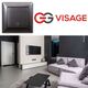 Intrerupator cap scara Günsan, incastrat, fume, IP20, GG Visage, GU-VF.SC