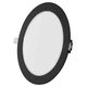 Spot LED, tip panel, incastrat, rotund, negru, 18W, 3000/3500/4000K, IP20, Emos, ZD1343