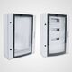 Tablou electric metalic, 68 module, cu plastroane, aplicat, 4x17, cu geam sticla, Cetinkaya, IP55, CPD4506515SUPS
