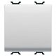 Intrerupator modular cap scara Gewiss, alb, 2M, Chorus, GW10071