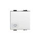 Intrerupator modular cu revenire Bticino, alb, 2M, Matix, AM5005/2D