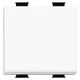 Intrerupator modular cap cruce Bticino, alb, 2M, 16A, Matix