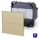 Intrerupator triplu Touch Luxus-Time, incastrat, auriu, IP20, LX-703-13
