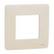 Rama decorativa aparataj modular Schneider, elipsa, 2M, bej, Noua Unica, NU200244