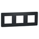 Rama decorativa aparataj modular Schneider, elipsa, 3x2M, antracit, Noua Unica, NU200654