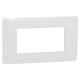 Rama decorativa aparataj modular Schneider, elipsa, 4M, alb, Noua Unica, NU210418