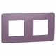 Rama decorativa aparataj modular Schneider, elipsa, 2x2M, mov-alb, Noua Unica, NU280414