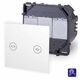 Intrerupator Touch jaluzele Luxus-Time, incastrat, alb, IP20, P-702W-11