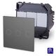 Intrerupator triplu Touch Luxus-Time, incastrat, gri, IP20, P-703-15