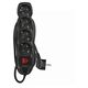 Prelungitor 4 posturi Emos, 2P+E, intrerupator, 3 metri, negru, 16A, PC1423R