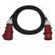 Prelungitor 1 post Emos, 3P+N+E, trifazic, 15 metri, negru, 32A, 5X4mmp, PM1103